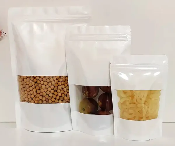 Stand Up Pouches With Window