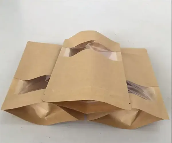 Kraft Paper Stand Up Pouch