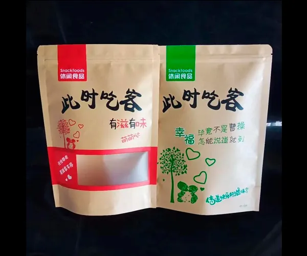 Stand Up Pouches With Window