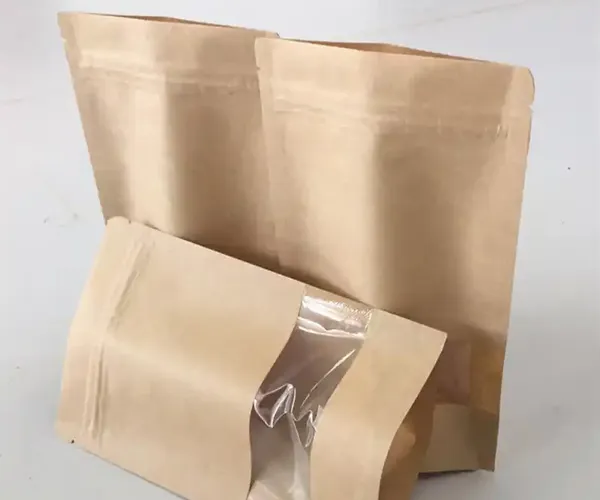 Kraft Paper Stand Up Pouch